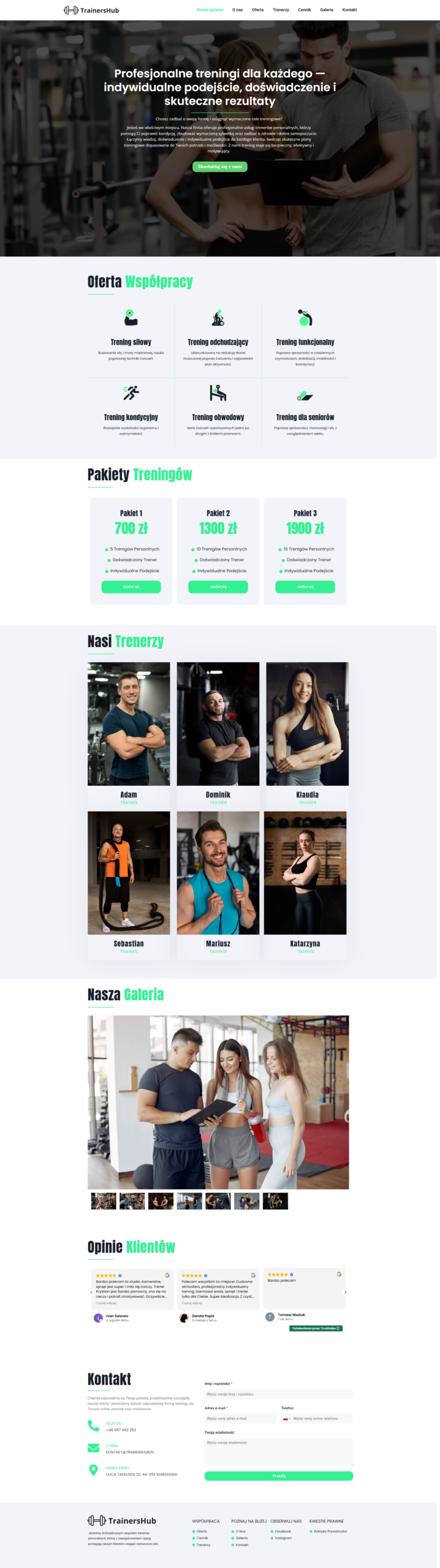 main – fitness template